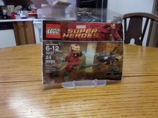 New 2013 RETIRED Lego Marvel Super Heroes 30167 Iron Man and Drone Polybag Set picture