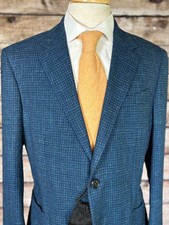 NWOT Ermenegildo Zegna Wool Silk Linen Crossover Blazer Size 42 (52 EUR) bs77 picture