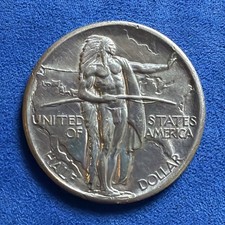 1926-S Oregon Trail Commemorative Silver Half Dollar XF/AU picture