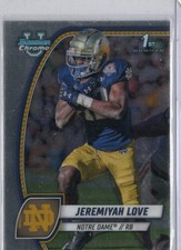 2024 Bowman University Chrome #100 Jeremiyah Love picture