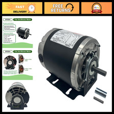 1/4 HP Electric Fan Motor 1725 RPM 115V 60Hz ODP Ball Bearing Belt Drive Replace picture