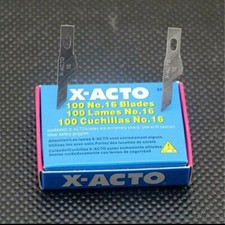 100PCS #16 Blades for X-ACTO Light Duty Knife Replacement Hobby Craft xacto  picture