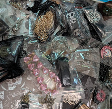 25pc WHOLESALE GOTHIC TEEN JEWELRY LOT mixed styles boutique resale gift party picture