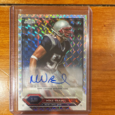 Topps 2023 Topps Composite Chrome Autographs Mike Vrabel TCA-MVR Patriots Auto picture