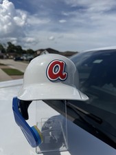 ATLANTA BRAVES CUSTOM THROWBACK RAWLINGS MACH PRO AUTHENTIC BASEBALL HELMET RARE picture
