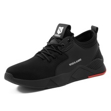 SUADEEX Steel Toe Shoes for Men Safety Work Sneakers Construction Indestructible picture