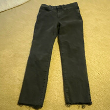 Madewell Women’s Black Denim Stovepipe Jeans 5-Pocket Solid Size 26 picture