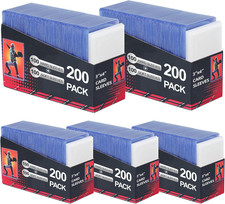 1000 Card Sleeves, Clear Hard Sleeves for Cards, 3
