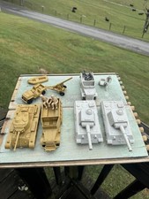 Vintage Marx Desert Fox Playset US Tank 41 German 351 Tanks WWII  picture
