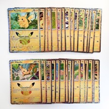 Pokemon 30th Celebration COMPLETE Pikachu Set - All 30 Cards / NM +FREE SHIPPING picture