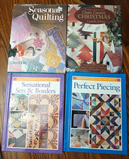 Rodale's Successful Quilting Library 4 Hardcover Illustrated Quilting Books picture