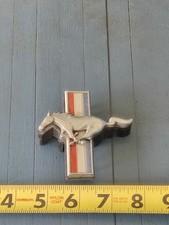 Vintage 1971-73 Mustang MACH 1 Grille Emblem Badge W/Spacer D1ZB-8B369-AA NOS picture