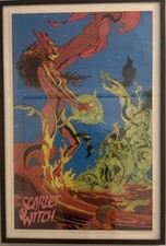 1987 P Craig Russell – Scarlet Witch Comic Poster Print – 22