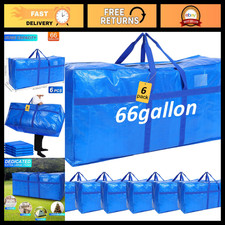 Extra Large 66 Gallon Heavy Duty Moving Bags - 4 Pack Storage Solution picture