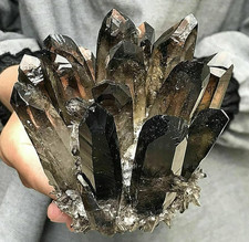 Natural Smoky Quartz Cluster | Stunning Earthy Crystal Specimen Home Decor Gift picture
