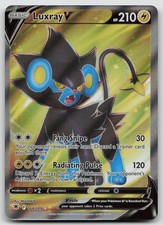 Luxray V 168/189 Ultra Rare Astral Radiance Pokemon Holo Near Mint picture