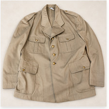 VTG French Army Khaki Service Dress Uniform Jacket J Veyrier Paris Limoges 17 picture