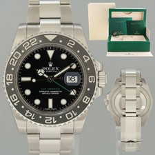 2015 MINT Rolex GMT Master II 116710LN Steel Ceramic Black 40mm Watch Box picture