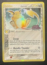 Pokemon TCG Raichu 15/110 Holon Phantoms Reverse Holo Rare Stamped HP/DMG picture