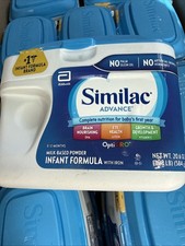 6 Tubs Similac Advance Infant Formula 20.6 oz  Sealed Exp 03/2028 picture