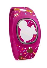 Disney World Mickey Treats Snacks Hot Pink  Magciband Plus Unlinked Sealed - NEW picture