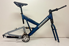 1998 Cannondale Super V 500 Large Aluminum Mountain Bike Frame Fox Head Shok++ picture