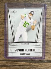 2019 Leaf Rookie JUSTIN HERBERT #RS-04 Jaguars Clemson picture