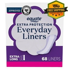 Equate Extra Protection Daily Liners, Extra Long Size – 68 Count picture
