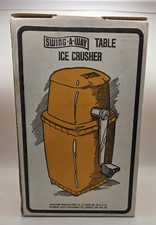 NOS Vintage Swing-A-Way Ice Crusher Model 3909 White New In Box picture