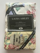 NEW Vintage Laura Ashley Juliette Pillowcases Set 2 Standard Floral Made in USA picture