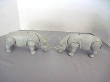 Playmobil RHINOCEROS Rhino African Safari Zoo Animal Figures Set of 2 picture