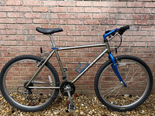 Vintage Marin Muirwoods Mountain Bike 19in Frame 21 Speed Beige Blue Flat Bar picture