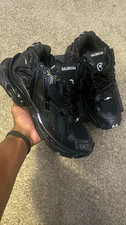 Balenciaga Runner Men's Black Low Top Lace-Up Athletic Sneakers picture