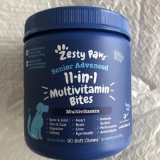 Zesty Paws Advanced 11 in 1 Multivitamin Bites for Dogs Everyday Vitality - 90ct picture