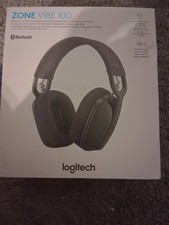 Logitech Zone Vibe On Ear Wireless Headphones Gray Brand New picture