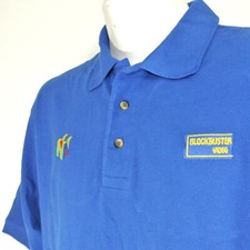 NINTENDO 64 Blockbuster Video Employee Uniform Promo Shirt Size L Large Vintage picture