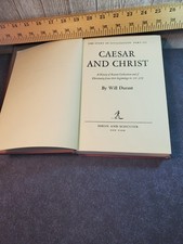 Vtg 1944 Book Caesar & Christ 