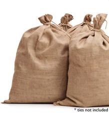 (50) 22x36 Burlap Bags Wholesale Bulk - Sacks Potato Race Sandbags Home Depot picture
