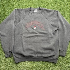 Vintage 90s Georgia Bulldogs Sweatshirt Adult Large L Black Pullover USA Made picture