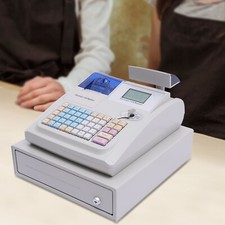 NEW Electronic Cash Register 48 Keys Cash Management System with Thermal Printer picture