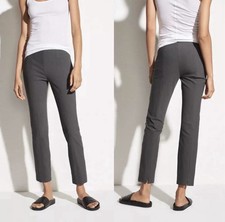 Vince Stitch Front Seam Ponte Legging Dark Gray Small Cropped picture