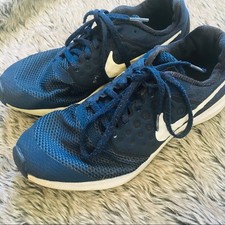 Nike Downshifter 7 boy’s navy sneakers size youth 6.5 picture