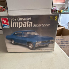 AMT Ertl 1967 Chevy Impala SS 1:25 Plastic Model Kit Unassembled #8207 picture