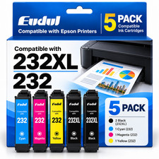 5PK T232XL Ink Cartridge Compatible for Epson 232XL WF-2930 2950 XP-4200 4205 picture