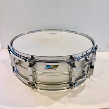 Vintage Ludwig Acrolite 14x5 Snare Drum Blue Olive Badge 1970s picture