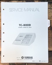 Yamaha TC-800D Cassette Service Manual *Original* picture