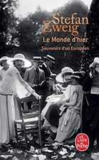 Le Monde d'Hier: Souvenirs d'un Europeen, Zweig, Niemetz 9782253140405 New.. picture