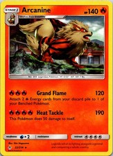 Arcanine 22/214 Holo Rare Unbroken Bonds Pokemon Lightly Played picture