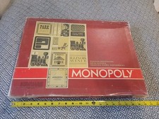 Vintage 1970s Monopoly Board Game Parker Brothers Red Box Complete Set picture