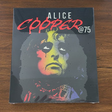 Alice Cooper @ 75 Gary Graff Deluxe Hardcover Slipcase - 2 posters & Photo - NEW picture